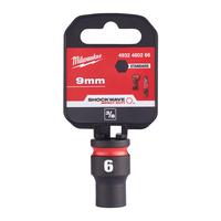 Головка 3/8" ударная SHOCKWAVE™ 9мм MILWAUKEE 4932480266