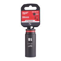 Головка 3/8" ударная удлиненная SHOCKWAVE™ 18мм MILWAUKEE 4932480292