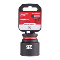 Головка 1/2" ударная SHOCKWAVE™ 26мм MILWAUKEE 4932480320