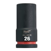 Головка 3/4" ударная удлиненная SHOCKWAVE™ 26мм MILWAUKEE 4932480385