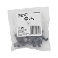 Держатели на рейку для головок 1/4" (10 шт/упак) MILWAUKEE 4932480445