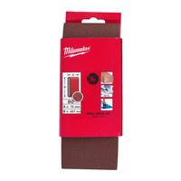 Шлиф. лента 75х457 зерно 80 (5 шт/упак) MILWAUKEE 4932480548