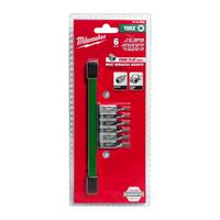 Насадки торцевые TORX 1/4" набор 6ед. (T8-T27) MILWAUKEE 4932480563