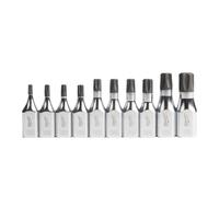 Насадки торцевые TORX 3/8" набор 10ед. (T20-T60) MILWAUKEE 4932480564