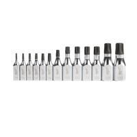 Насадки торцевые TORX 3/8" и 1/4" набор 13ед. (1/4": T8-T27; 3/8": T30-T60) Арт. 4932480 MILWAUKEE 4932480565