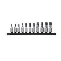 Насадки торцевые HEX 3/8" набор 11ед. (2-10мм) MILWAUKEE 4932480567