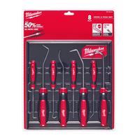 Крюки слесарные в наборе 8ед. в пласт. Лотке MILWAUKEE 4932480569