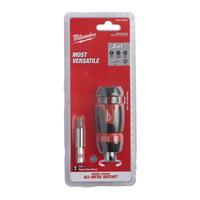 Отвертка универсальная компактная с трещоткой 8 в 1 MILWAUKEE 4932480581