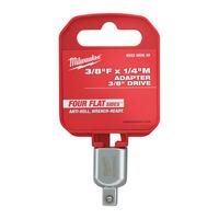 Адаптер для торцевых головок: 3/8" квадрат - 1/4" квадрат MILWAUKEE 4932480648