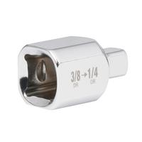 Адаптер для торцевых головок: 3/8" квадрат - 1/4" квадрат MILWAUKEE 4932480648