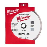 Диск алмазный сплошной DHTI 125мм SPEEDCROSS™ MILWAUKEE 4932492155