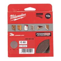 Шлиф. круг сетчатый PG MESH™ 125 HL G80 (10 шт/уп) MILWAUKEE 4932492185