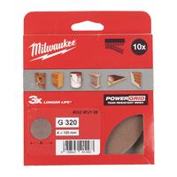 Шлиф. круг сетчатый PG MESH™ 125 HL G320 (10 шт/уп) MILWAUKEE 4932492189