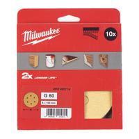 Шлиф. круг высокопроизв. 150/6 отв. H&L зерно 60 (10 шт/уп) MILWAUKEE 4932492214