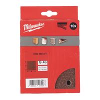 Шлиф. бумага 115x107 H&L зерно 40 (10 шт/уп) MILWAUKEE 4932492242