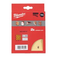 Шлиф. лист высокопроизв. HP 115x107/10 отв. H&L зерно 240 (10 шт/уп) MILWAUKEE 4932492247