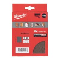 Шлиф. лист сетчатый PG MESH™ 115x107 H&L зерно 80 (10 шт/уп) MILWAUKEE 4932492249