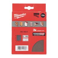 Шлиф. лист сетчатый PG MESH™ 115x107 H&L зерно 180 (10 шт/уп) MILWAUKEE 4932492251