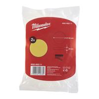 Губка полировальная d140x20мм средне-мягкая (2шт/уп) MILWAUKEE 4932492311