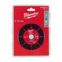 Диск карбидный по дереву и плаcтику CB - 115мм MILWAUKEE 4932492376