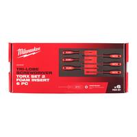 Отвертки TORX набор 6ед. в ложементе (T10/T15x75, T20/T25x100, T30/T40x125) Арт. 4932492 MILWAUKEE 4932492392