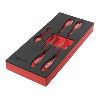Отвертки PH набор 5ед. в ложементе (PH0 x75, PH1 x100, PH2 x125, PH3 x150, PH2 x45) MILWAUKEE 4932492393