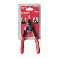 Съемник внеш./внутр. стопорных колец малый - изогн. 90° (0.9мм) MILWAUKEE 4932492489