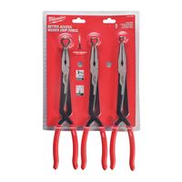 Длинногубцы с круглым захватом удлиненные набор 3 ед. MILWAUKEE 4932492503