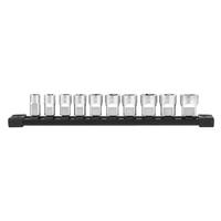 Головки 3/8" торцевые метрические набор 10ед. на планке MILWAUKEE 4932492507