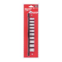 Головки 3/8" торцевые метрические набор 10ед. на планке MILWAUKEE 4932492507