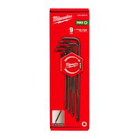 Ключи L-образные TORX в футляре T8-T40 (9ед/наб) MILWAUKEE 4932492693