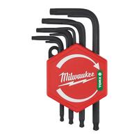 Ключи L-образные TORX короткие в футляре T8-T40 (9ед/наб) MILWAUKEE 4932492703