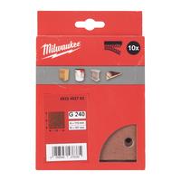 Шлиф. бумага 115x107 H&L зерно 240 (10 шт/уп) MILWAUKEE 4932492762