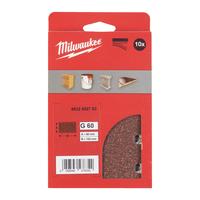 Шлиф. бумага 80x133/8 отв. H&L зерно 60 (10 шт/уп) MILWAUKEE 4932492763