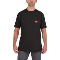 Футболка WORK-XL, черная MILWAUKEE 4932493006