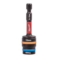 Торцевая отвёртка двусторонняя SHOCKWAVE магнитная HEX MILWAUKEE Nut Driver Mag ShW HEX Dual 10-13mm - 1 pc 4932493345