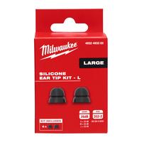Амбюшуры силиконовые сменные для L4RLEPB-301, L (5 шт) MILWAUKEE 4932493362