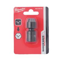 Переходник SHOCKWAVE™ с 1/4" квадратный хвостовик на 1/4" HEX MILWAUKEE 4932493425