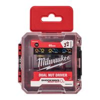 Набор торцевых отвёрток двусторонних SHOCKWAVE магнитных HEX MILWAUKEE Nut Driver Mag ShW HEX Dual Set - 3 pc 4932493559