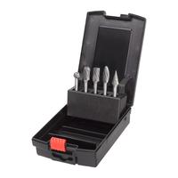 Бор-фрезы твердосплавные 6x10мм набор 5ед. (тип B, C, D, H, M) MILWAUKEE 4932493577