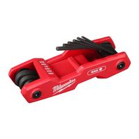 Набор из 9 складных HEX ключей дюймовых (5/64"-1/4") MILWAUKEE 4932493614