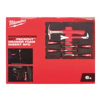 Инструмент ручной столярный в наборе 6ед. в ложементе для PACKOUT™ MILWAUKEE 4932493641