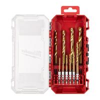 Сверла по металлу RedHEX™ HSS-TiN набор 10ед. (3-10мм) MILWAUKEE 4932493865