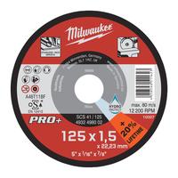 Диск отрезной по металлу SCS 41 / 125x1.5 PRO+ (заказ кратно 50шт.) MILWAUKEE 4932498002