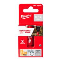 Сверло алмазное корончатое DIAMOND MAX™ d12мм - 1/4" HEX MILWAUKEE 4932498345