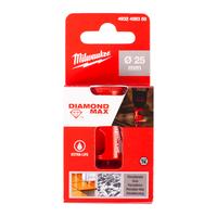 Сверло алмазное корончатое DIAMOND MAX™ d25мм - 1/4" HEX MILWAUKEE 4932498350