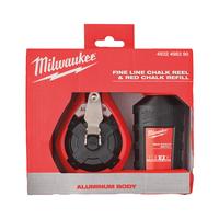 Шнур тонкий разметочный на катушке с красным мелом MILWAUKEE 4932498390