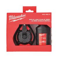 Шнур широкий разметочный на катушке с красным мелом MILWAUKEE 4932498391