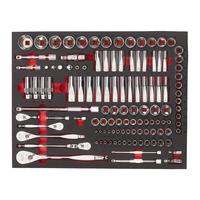 Головки и трещотки 1/4", 3/8", 1/2" набор 119ед. в ложементе MILWAUKEE 4932498518