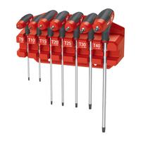 7PC TorxKey Wrench+ComfortGrip Set+Rack MILWAUKEE 4932498690